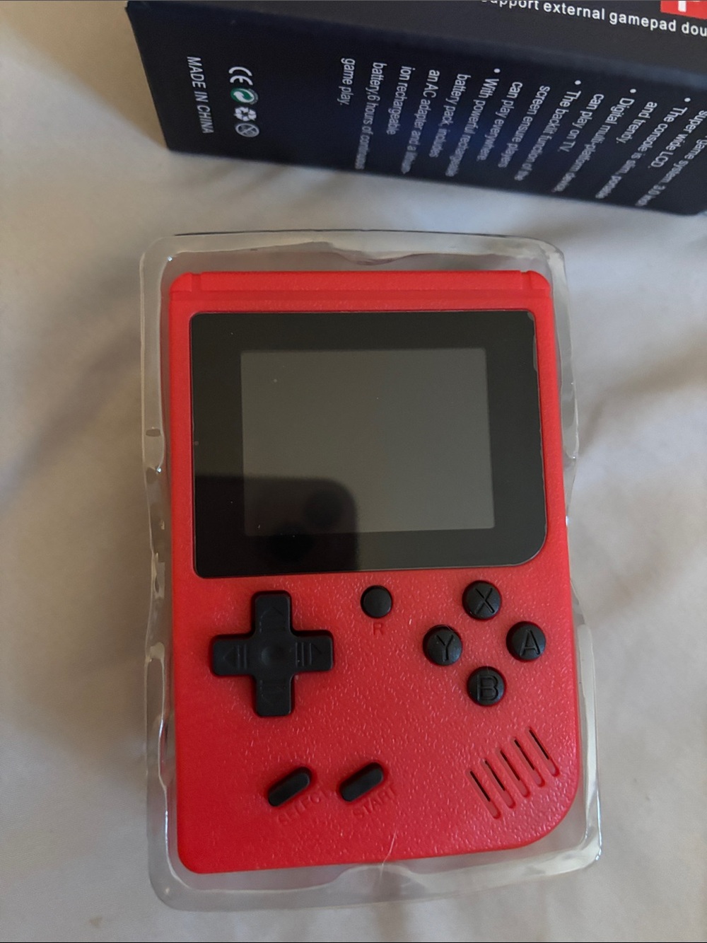 Red Retro Handheld Game Console - Picture 2 of 4